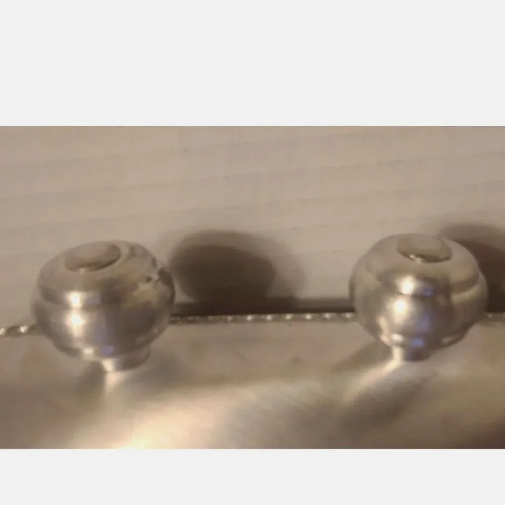 Floral Repousse Vintage Aluminum Serving Bowl Scalloped Beaded Edge Ball Handles